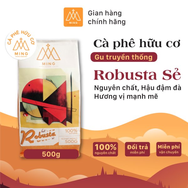 Cà phê Hữu cơ Robusta sẻ